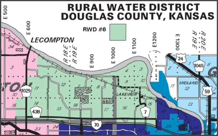 Boil water advisory in effect for Douglas County Rural Water District No. 6, including Lecompton; does not impact Lawrence